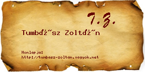 Tumbász Zoltán névjegykártya